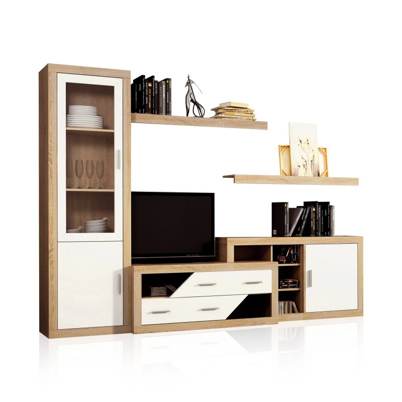 Salón nuka v6 cambria - blanco 280 x 193,2 x 34,6 cm