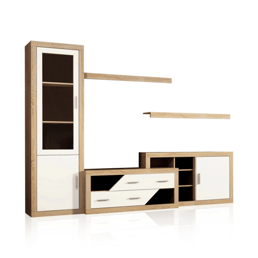 Salão Nuka V6 Cambria - Branco 280 x 193,2 x 34,6 cm