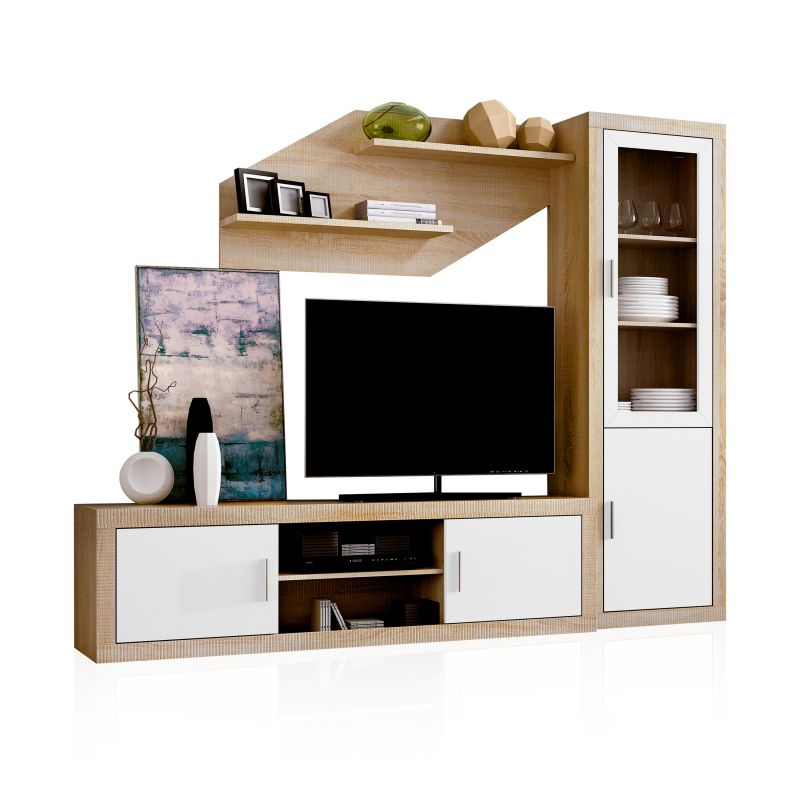 Salón nuka v4 cambria - blanco 240 x 193,2 x 41,4 cm