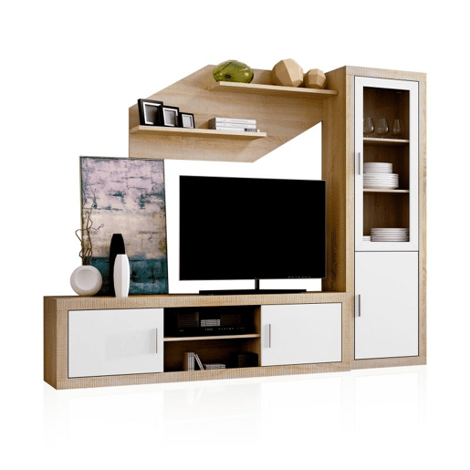 Salão Nuka V4 Cambria - Branco 240 x 193,2 x 41,4 cm