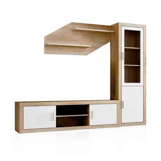 Salão Nuka V4 Cambria - Branco 240 x 193,2 x 41,4 cm