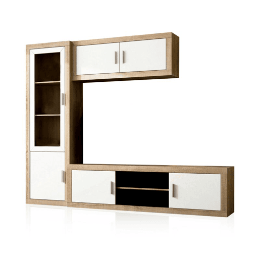Salão Nuka V1 Cambria - Branco 240 x 193,2 x 41,4 cm