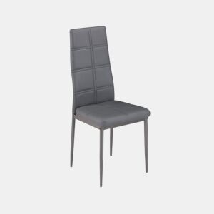Conjunto de 6 cadeiras de jantar Cinza Tex Gris 40,5 x 97 x 49 cm