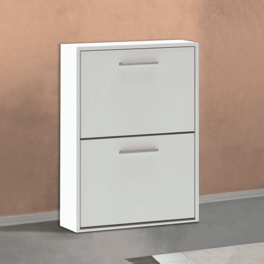 Sapateira Home 2 portas Branco 53 x 73 x 18 cm Sapateira Home 2 portas Branco 53 x 73 x 18 cm