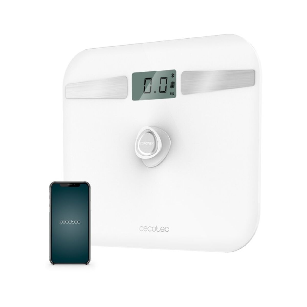 Báscula de baño Surface Precision EcoPower  Smart Healthy Black