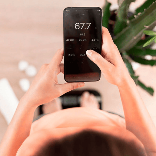Cecotec Balança para casa de banho sem pilhas, inteligente, de alta precisão e com conetividade Bluetooth.