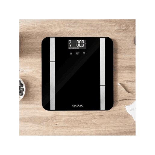 Cecotec Balança para casa de banho digital inteligente de grande superfície e alta precisão, com fita métrica. Cecotec Balança para casa de banho digital inteligente de grande superfície e alta precisão, com fita métrica.