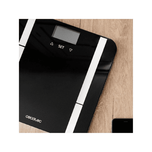 Cecotec Balança para casa de banho digital inteligente de grande superfície e alta precisão, com fita métrica. Cecotec Balança para casa de banho digital inteligente de grande superfície e alta precisão, com fita métrica.
