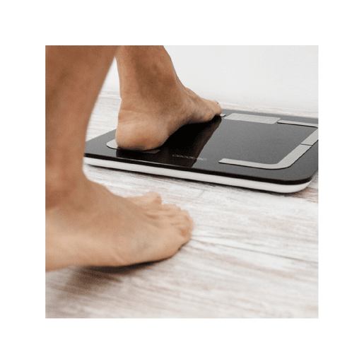 Cecotec Balança para casa de banho digital inteligente de alta precisão, com conectividade e fita métrica.