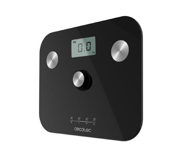 Cecotec báscula de baño surface precision ecopower 10100 full healthy. con pulsador, función bioimpedancia