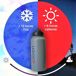 Botella Cloen Doble Capa 500 ml, Cloen Bottle, Gris Botella Cloen Doble Capa 500 ml, Cloen Bottle, Gris Gris