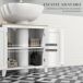 Armario de Baño MDF kleankin, hogar - baño Armario de Baño MDF kleankin, hogar - baño Blanco/ Madera