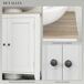 Armario de Baño MDF kleankin, hogar - baño Armario de Baño MDF kleankin, hogar - baño Blanco/ Madera