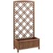 Jardinera con Enrejado Madera de Abeto Outsunny Jardinera con Enrejado Madera de Abeto Outsunny Amarillo