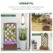 Jardinera con Enrejado Madera de Abeto Outsunny Jardinera con Enrejado Madera de Abeto Outsunny Amarillo