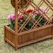 Jardinera con Enrejado Madera de Abeto Outsunny Jardinera con Enrejado Madera de Abeto Outsunny Amarillo