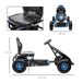 GoKart a Pedale PP, Metal HOMCOM GoKart a Pedale PP, Metal HOMCOM Azul