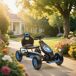 GoKart a Pedale PP, Metal HOMCOM GoKart a Pedale PP, Metal HOMCOM Azul