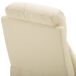 Sillón Reclinable Acero, MDF, PU y Espuma HOMCOM Sillón Reclinable Acero, MDF, PU y Espuma HOMCOM Blanco
