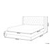 Beliani Cama Terciopelo FORBACH 154x218 Beliani Cama Terciopelo FORBACH 154x218 Gris