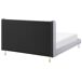 Beliani Cama Terciopelo FORBACH 154x218 Beliani Cama Terciopelo FORBACH 154x218 Gris