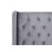 Beliani Cama Terciopelo FORBACH 154x218 Beliani Cama Terciopelo FORBACH 154x218 Gris