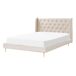 Beliani Cama Terciopelo FORBACH Beliani Cama Terciopelo FORBACH Beige