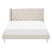Beliani Cama Terciopelo FORBACH Beliani Cama Terciopelo FORBACH Beige