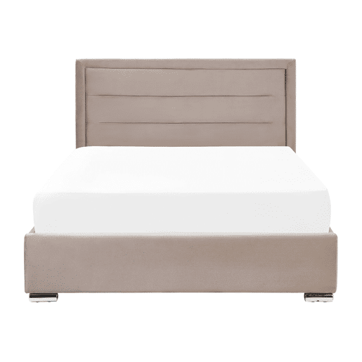 Beliani Cama baú Veludo ROUEN