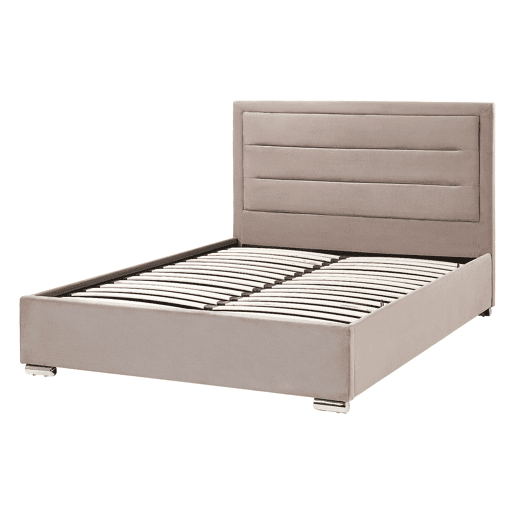 Beliani Cama baú Veludo ROUEN