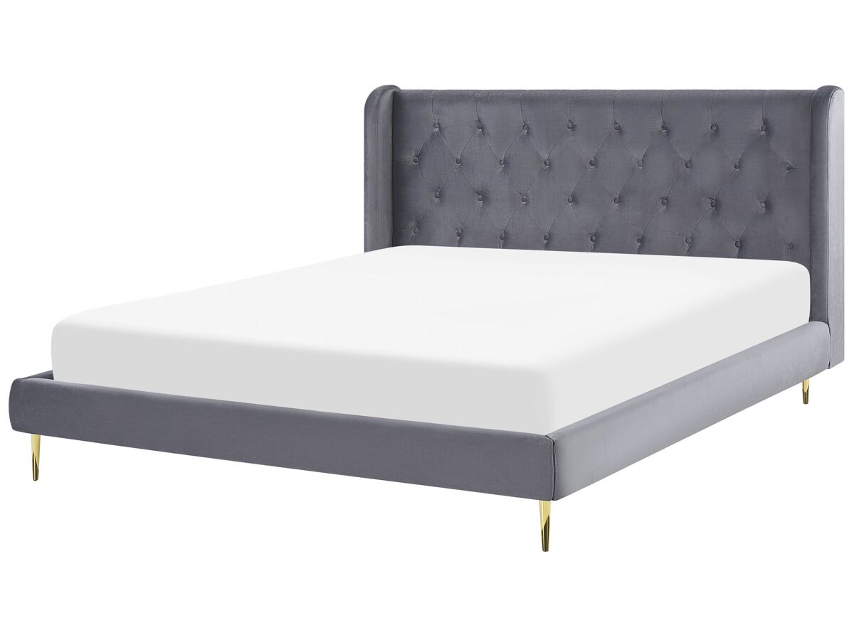 Beliani Cama Terciopelo FORBACH 194x218