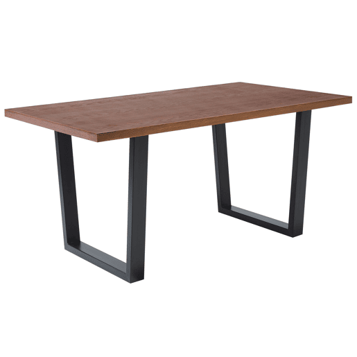 Mesa de jantar AUSTIN Nogueira escura 160 cm 90 cm