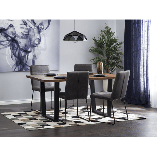 Mesa de jantar AUSTIN Nogueira escura 160 cm 90 cm