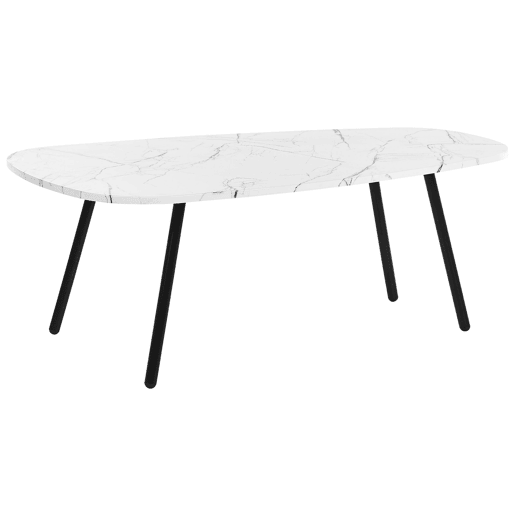 Mesa de centro BIDDLE Mármore branco