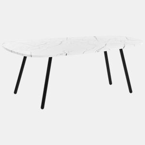 Mesa de centro BIDDLE Mármore branco