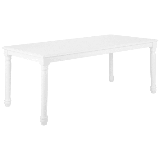 Mesa de jantar CARY Branco 180 cm 90 cm Mesa de jantar CARY Branco 180 cm 90 cm