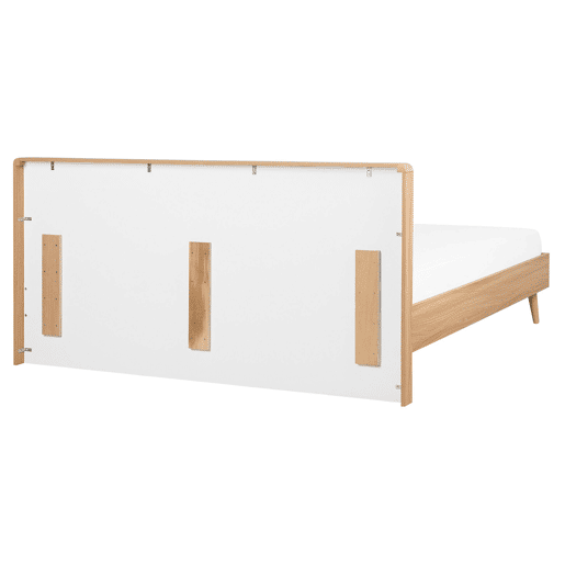Cama SERRIS 160 x 200 cm Castanho claro