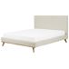 Beliani Cama con somier Chenilla TALENCE 198x218 Beliani Cama con somier Chenilla TALENCE 198x218 Beige
