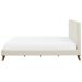 Beliani Cama con somier Chenilla TALENCE 198x218 Beliani Cama con somier Chenilla TALENCE 198x218 Beige