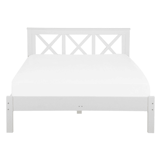 Cama Pinho TANNAY 140 x 200 cm Branco