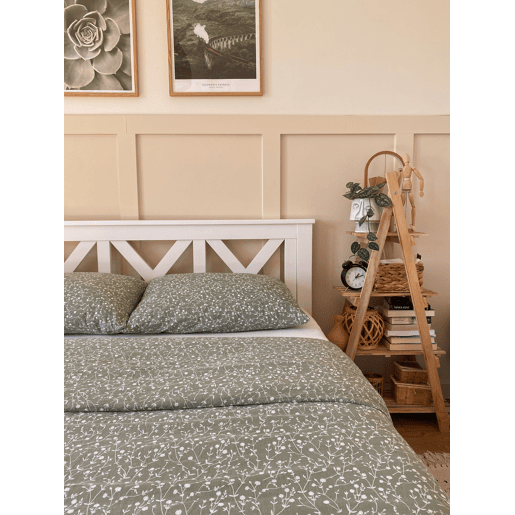 Cama Pinho TANNAY 140 x 200 cm Branco