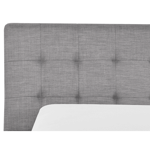 Cama de água Tecido LILLE 160 x 200 cm Cinzento