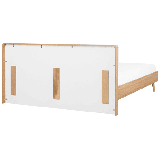Cama SERRIS 180 x 200 cm Castanho claro