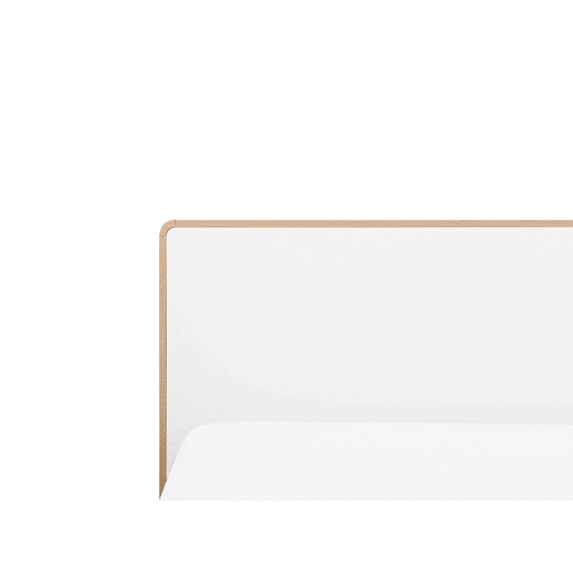 Cama SERRIS 180 x 200 cm Castanho claro