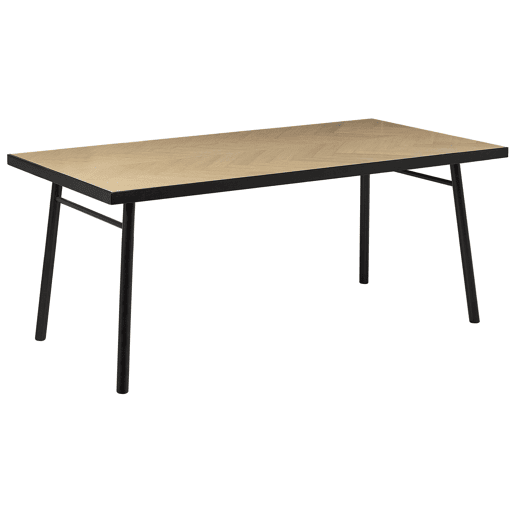 Mesa de jantar IVORIE Freixo claro 180 cm 90 cm