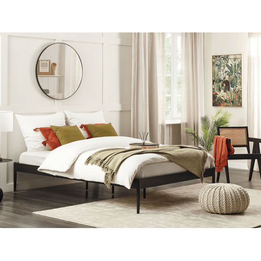 Cama Metal VAURS 160 x 200 cm Preto