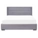Beliani Cama con almacenaje Terciopelo ROUEN Beliani Cama con almacenaje Terciopelo ROUEN Gris Oscuro