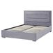 Beliani Cama con almacenaje Terciopelo ROUEN Beliani Cama con almacenaje Terciopelo ROUEN Gris Oscuro