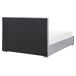 Beliani Cama con almacenaje Terciopelo ROUEN Beliani Cama con almacenaje Terciopelo ROUEN Gris Oscuro