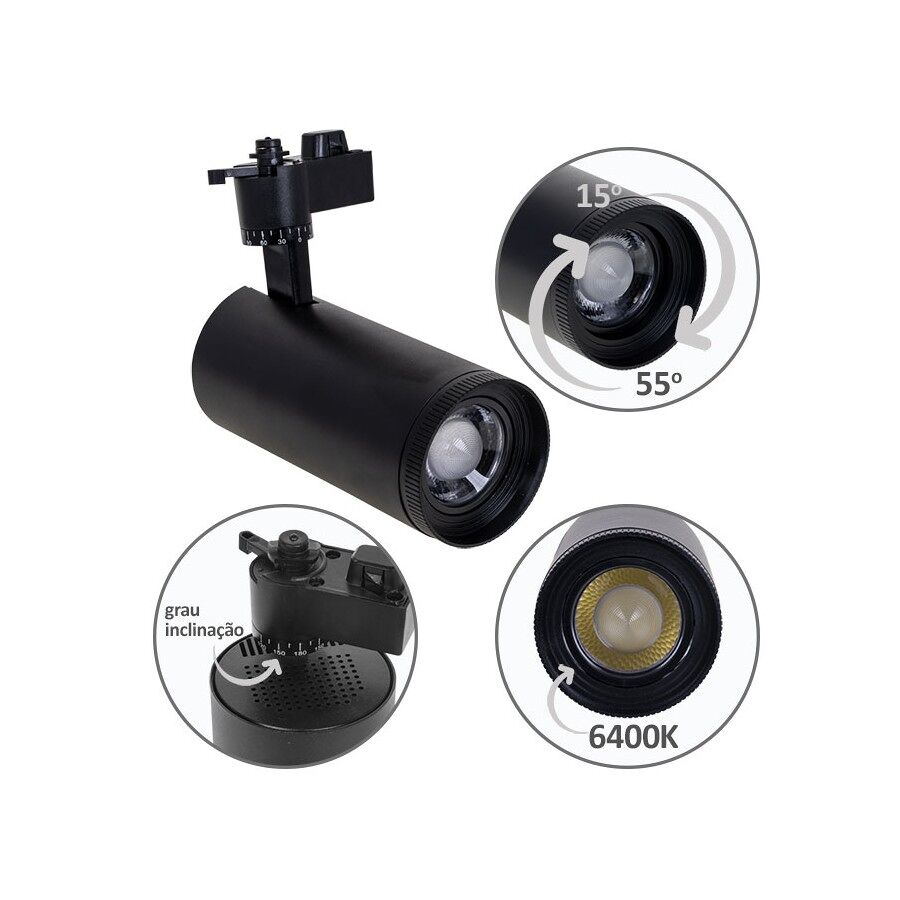 Foco Metal Serie Argos